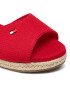 Tommy Hilfiger Espadrile Rope Wedge Sandal T3A7-32185-0048 M Roșu - Pled.ro