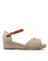 Tommy Hilfiger Espadrile Rope Wedge Sandal T3A7-32185-0048 S Bej - Pled.ro