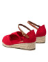 Tommy Hilfiger Espadrile Rope Wedge Sandal T3A7-32185-0048 S Roșu - Pled.ro