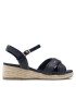 Tommy Hilfiger Espadrile Rope Wedge Sandal T3A7-32186-1380 M Bleumarin - Pled.ro