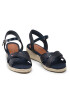 Tommy Hilfiger Espadrile Rope Wedge Sandal T3A7-32186-1380 M Bleumarin - Pled.ro