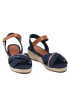 Tommy Hilfiger Espadrile Rope Wedge Sandal T3A7-32187-0547 Bleumarin - Pled.ro