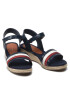 Tommy Hilfiger Espadrile Rope Wedge Sandal T3A7-32188-1379 Bleumarin - Pled.ro