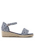 Tommy Hilfiger Espadrile Rope Wedge Sandal T3A7-32776-0048 M Bleumarin - Pled.ro