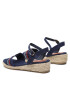 Tommy Hilfiger Espadrile Rope Wedge Sandal T3A7-32777-0048 M Bleumarin - Pled.ro