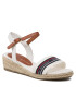 Tommy Hilfiger Espadrile Rope Wedge T3A7-32777-0048X100 M Alb - Pled.ro