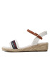 Tommy Hilfiger Espadrile Rope Wedge T3A7-32777-0048X100 M Alb - Pled.ro