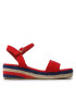 Tommy Hilfiger Espadrile Rope Wedge T3A7-32778-0048300 S Roșu - Pled.ro