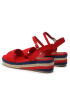 Tommy Hilfiger Espadrile Rope Wedge T3A7-32778-0048300 S Roșu - Pled.ro