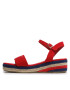 Tommy Hilfiger Espadrile Rope Wedge T3A7-32778-0048300 S Roșu - Pled.ro