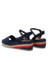 Tommy Hilfiger Espadrile Rope Wedge T3A7-32778-0048800 M Bleumarin - Pled.ro