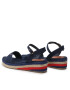 Tommy Hilfiger Espadrile Rope Wedge T3A7-32778-0048800 S Bleumarin - Pled.ro