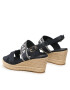 Tommy Hilfiger Espadrile Seasonal Webbing Mid Wedge FW0FW07091 Bleumarin - Pled.ro