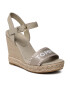 Tommy Hilfiger Espadrile Seasonal Webbing Wedge FW0FW07088 Bej - Pled.ro