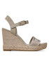 Tommy Hilfiger Espadrile Seasonal Webbing Wedge FW0FW07088 Bej - Pled.ro