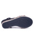 Tommy Hilfiger Espadrile Sporty Textile High Wedge FW0FW04780 Bleumarin - Pled.ro