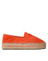 Tommy Hilfiger Espadrile Th Suede Flatform Espadrille FW0FW07069 Portocaliu - Pled.ro