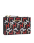 Tommy Hilfiger Etui pentru carduri Iconic Tommy Cc Holder Corp Mono AW0AW10275 Bleumarin - Pled.ro