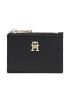 Tommy Hilfiger Etui pentru carduri Th Casual Slim Wallet W Zip AW0AW14691 Bleumarin - Pled.ro