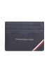 Tommy Hilfiger Etui pentru carduri Th Central Cc Holder AM0AM11583 Bleumarin - Pled.ro