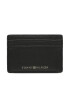 Tommy Hilfiger Etui pentru carduri Th Contemporary Cc Holder AW0AW14894 Negru - Pled.ro