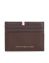 Tommy Hilfiger Etui pentru carduri Th Corp Leather Cc Holder AM0AM11603 Maro - Pled.ro