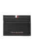 Tommy Hilfiger Etui pentru carduri Th Prem Lea Cc Holder AM0AM11267 Negru - Pled.ro