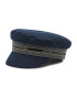 Tommy Hilfiger Flat cap Signature Feminine Baker Boy AW0AW10997 Bleumarin - Pled.ro