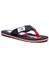 Tommy Hilfiger Flip flop Badge Beach Sandal FM0FM03379 Bleumarin - Pled.ro