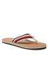 Tommy Hilfiger Flip flop Cork Beach Sandal FM0FM04475 Bej - Pled.ro