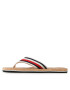 Tommy Hilfiger Flip flop Cork Beach Sandal FM0FM04475 Bej - Pled.ro