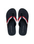 Tommy Hilfiger Flip flop Corporate Hilfiger Beach Sandal FM0FM03380 Bleumarin - Pled.ro