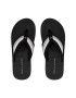 Tommy Hilfiger Flip flop Corporate Hilfiger Beach Sandal FM0FM03380 Negru - Pled.ro