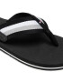 Tommy Hilfiger Flip flop Corporate Hilfiger Beach Sandal FM0FM03380 Negru - Pled.ro