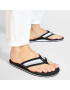 Tommy Hilfiger Flip flop Corporate Hilfiger Beach Sandal FM0FM03380 Negru - Pled.ro