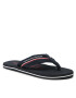 Tommy Hilfiger Flip flop Corporate Hilfiger Beach Sandal FM0FM04471 Bleumarin - Pled.ro