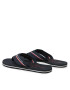 Tommy Hilfiger Flip flop Corporate Hilfiger Beach Sandal FM0FM04471 Bleumarin - Pled.ro