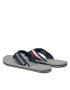 Tommy Hilfiger Flip flop Corporate Monotype Beach Sandal FM0FM04913 Argintiu - Pled.ro