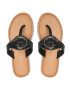 Tommy Hilfiger Flip flop Essential Leather Flat Sandal Negru - Pled.ro