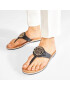 Tommy Hilfiger Flip flop Essential Leather Flat Sandal Negru - Pled.ro