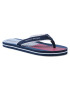 Tommy Hilfiger Flip flop Flag Print Flip Flop T3B0-30984-0058 S Bleumarin - Pled.ro