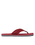 Tommy Hilfiger Flip flop Im Bold Hilfiger Beach Sandal FM0FM04864 Roșu - Pled.ro