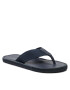 Tommy Hilfiger Flip flop Leather Beach FM0FM04548 Bleumarin - Pled.ro