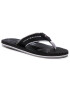 Tommy Hilfiger Flip flop Massage Footbed Beach Sandal FM0FM03386 Negru - Pled.ro