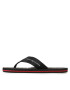 Tommy Hilfiger Flip flop Massage Footbed Beach Sandal FM0FM04474 Roșu - Pled.ro