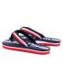 Tommy Hilfiger Flip flop Maxi Lettering Print Flip Flop T3B0-30753-0058 M Bleumarin - Pled.ro