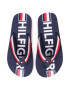 Tommy Hilfiger Flip flop Maxi Lettering Print Flip Flop T3B0-30753-0058 M Bleumarin - Pled.ro