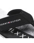 Tommy Hilfiger Flip flop Palm Print Beach Sandal FM0FM03644 Negru - Pled.ro