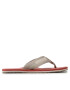 Tommy Hilfiger Flip flop Patch Hilfiger Beach Sandal FM0FM04470 Gri - Pled.ro