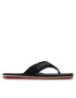 Tommy Hilfiger Flip flop Patch Hilfiger Beach Sandal FM0FM04470 Negru - Pled.ro